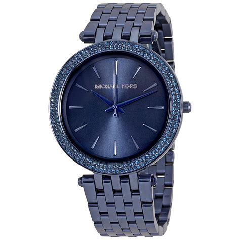 michael kors darci watch blue face|michael kors darci blue.